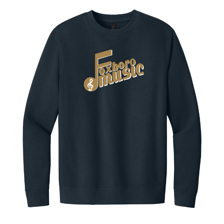 Foxboro Music - District Adult Unisex Fleece Crewneck Sweatshirt (DT6104)