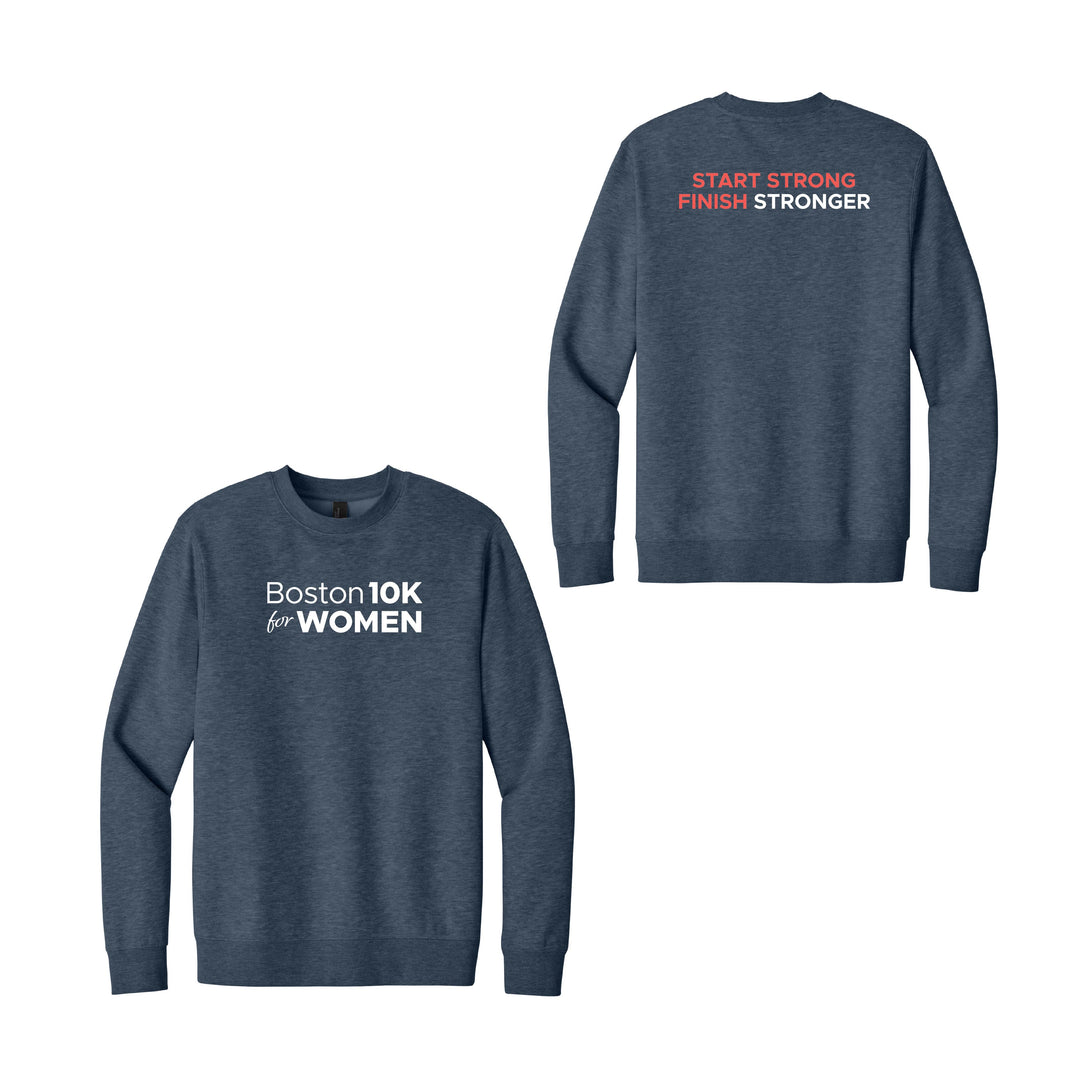 Boston 10K for Women - Unisex Fleece Crewneck Sweatshirt (DT6104)