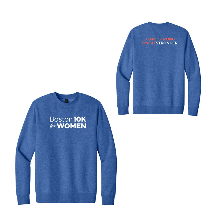 Boston 10K for Women - Unisex Fleece Crewneck Sweatshirt (DT6104)