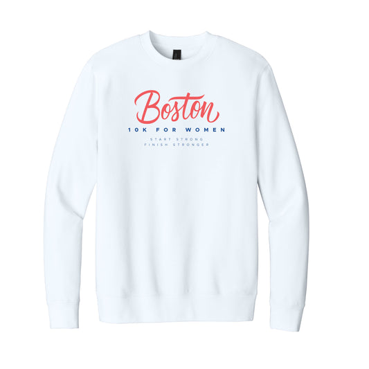 Boston 10K for Women - Unisex Fleece Crewneck Sweatshirt (DT6104)