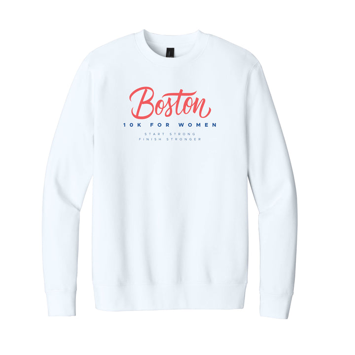 Boston 10K for Women - Unisex Fleece Crewneck Sweatshirt (DT6104)