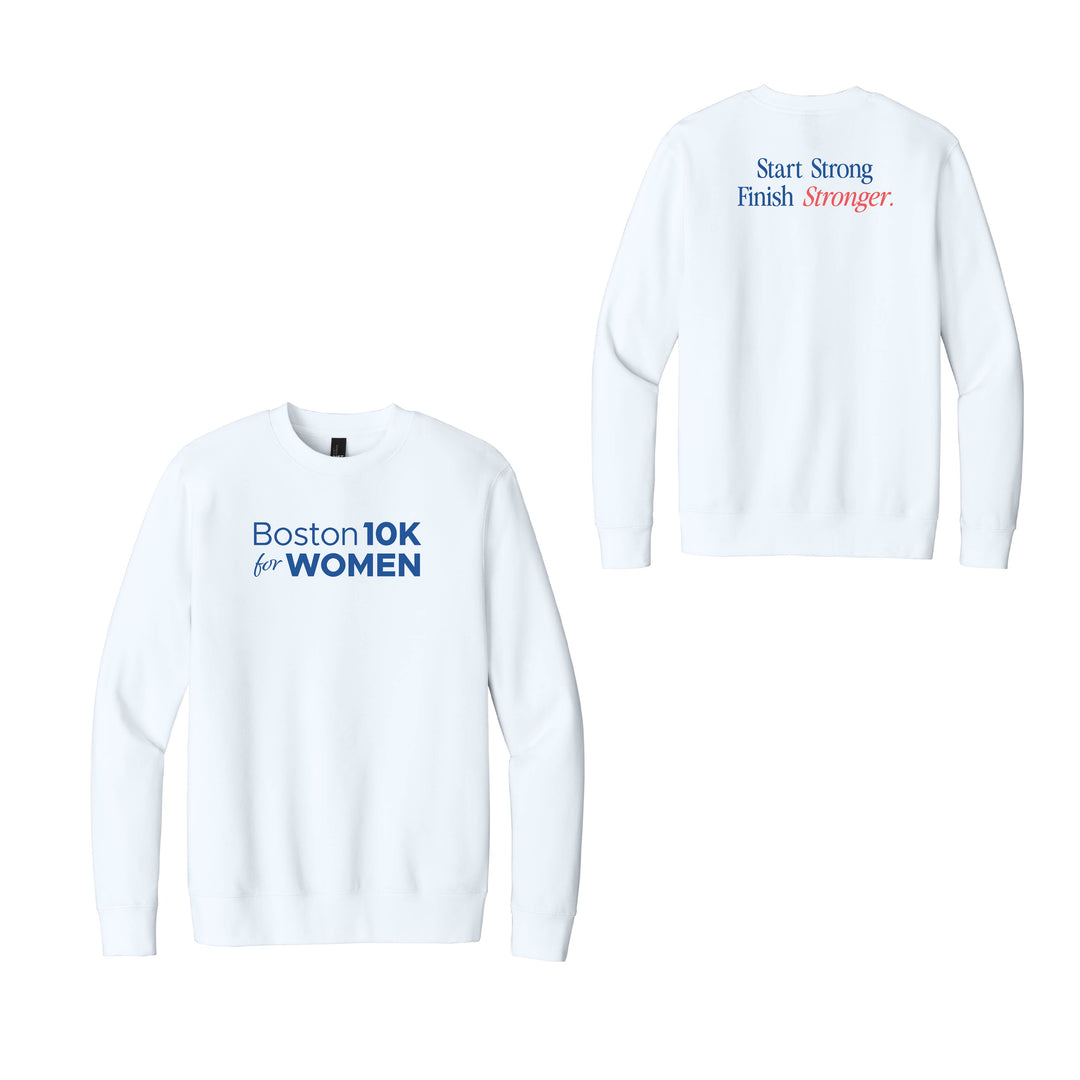 Boston 10K for Women - Unisex Fleece Crewneck Sweatshirt (DT6104)