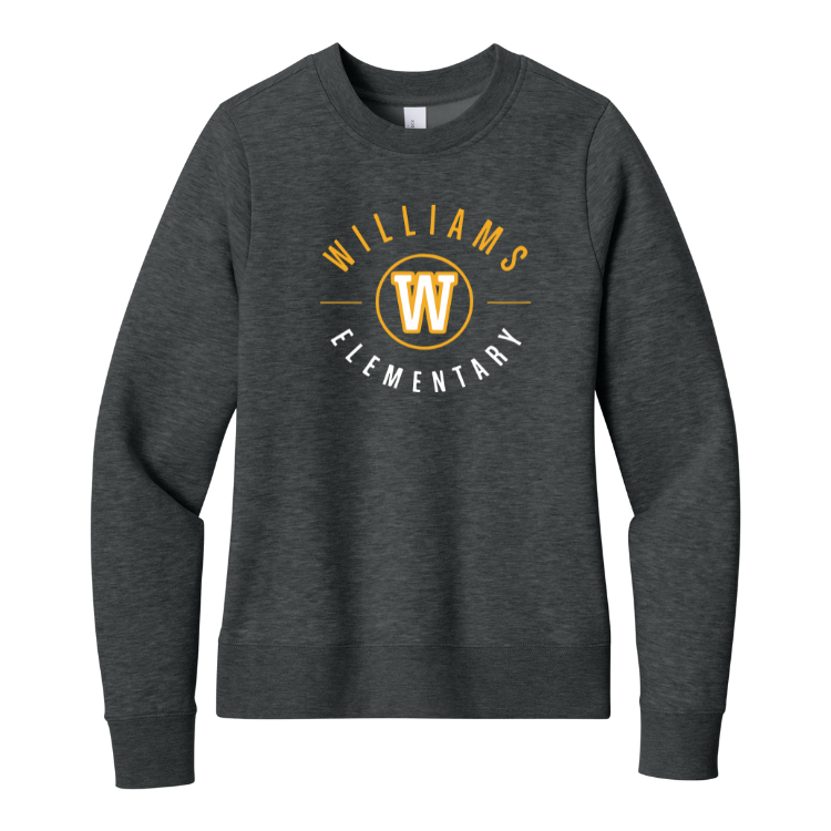 Williams Elementary School - District® Women’s V.I.T.™ Fleece Crewneck Sweatshirt (DT6105)