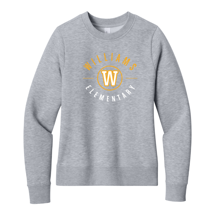 Williams Elementary School - District® Women’s V.I.T.™ Fleece Crewneck Sweatshirt (DT6105)