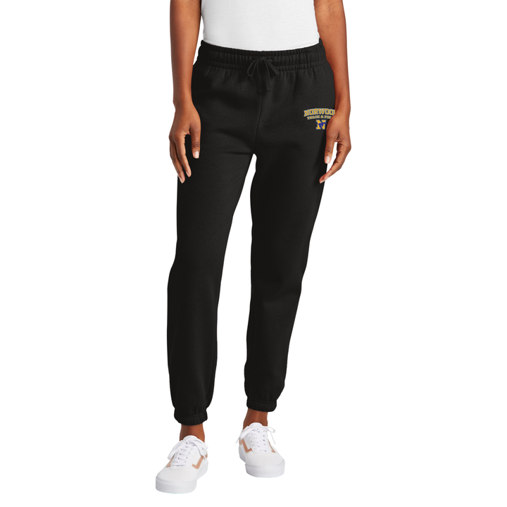 Pantalones deportivos de polar District VIT para mujer de Norwood Track & Field (DT6110)