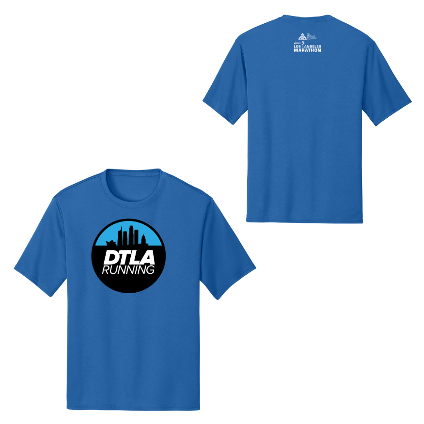 DTLA Running - Camiseta deportiva unisex para adultos "Run In"