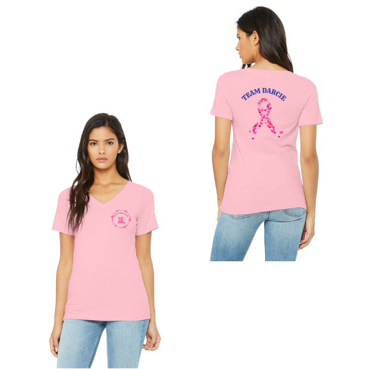 Team Darcie Women's Relaxed V-Neck T-Shirt (6405)