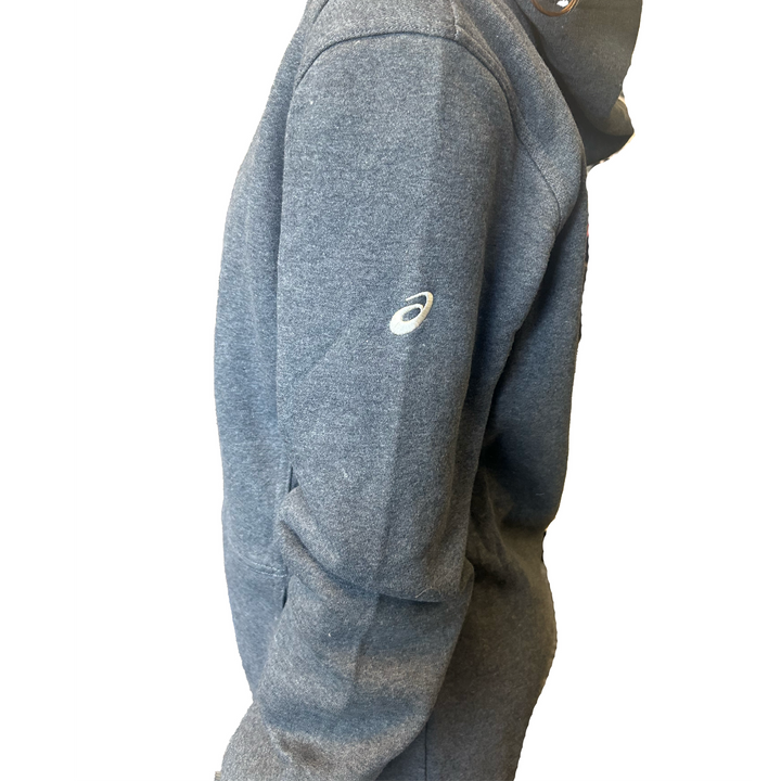 Asics Unisex Falmouth Road Race 2024 Sunday Sana Fleece Hoodie Dark Heather Grey (2033B739) FRR25 (POS)