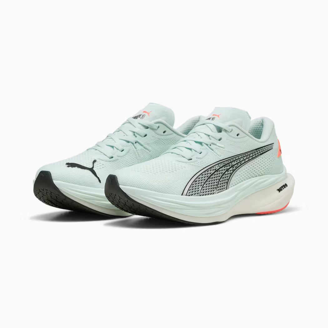 Mens Deviate Nitro 3 - PEACEFUL BLUE-GLOWING RED