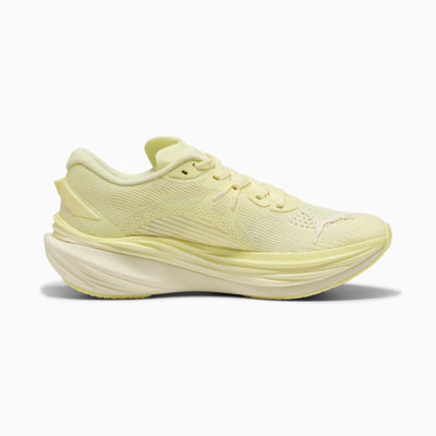 PUMA Womens Deviate Nitro 3 - GOLD MOON-ALPINE SNOW