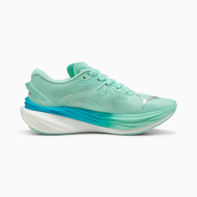 PUMA Womens Deviate Nitro 3 - MINT MELT-GLOWING RED