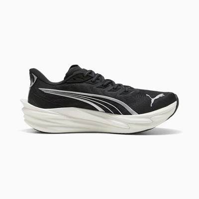 Men's Puma DEVIATE NITRO 4 (Wide) - PUMA BLACK-PUMA WHITE-PUMA SILVER