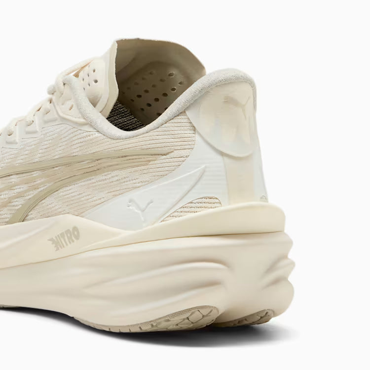 Men's Puma DEVIATE NITRO 4 - ALPINE SNOW-WARM WHITE