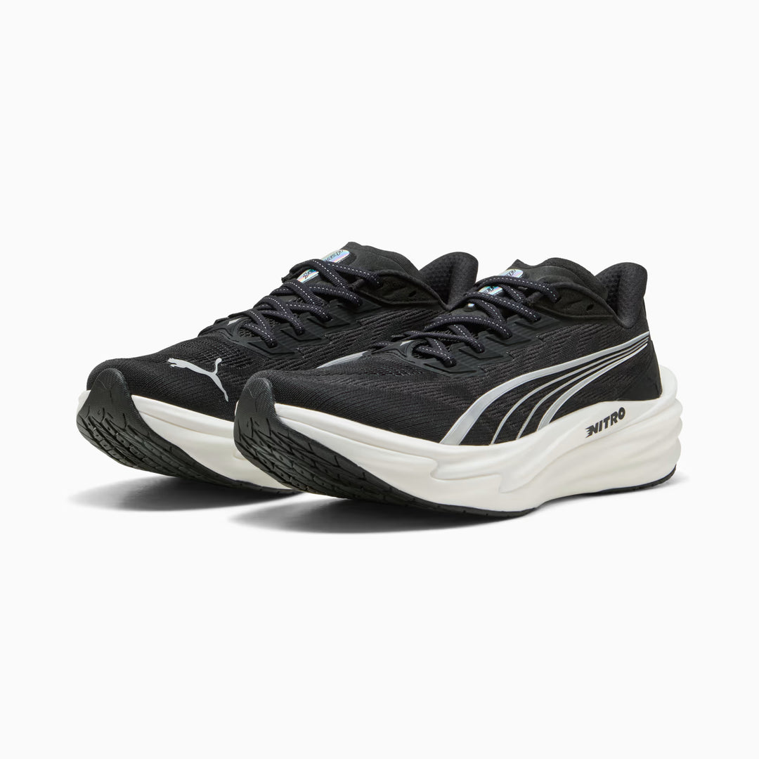Puma Deviate Nitro 4 para hombre - PUMA NEGRO-PUMA BLANCO-PUMA PLATA