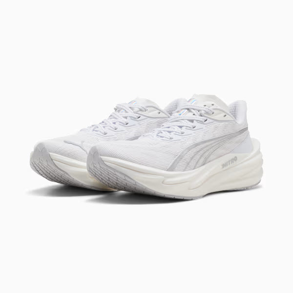 Puma Women's Deviate Nitro 4 - WARM WHITE-LUCITE-VAPOR GRAY