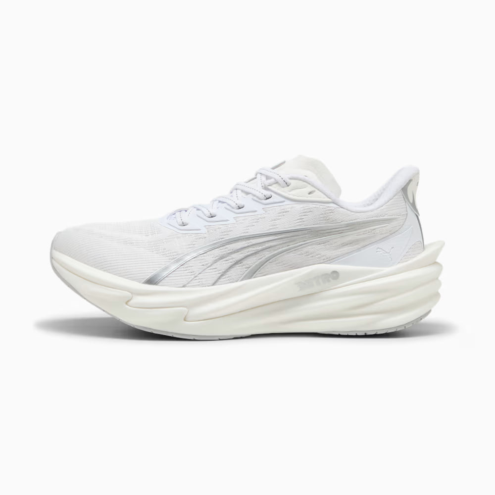 Puma Women's Deviate Nitro 4 - WARM WHITE-LUCITE-VAPOR GRAY