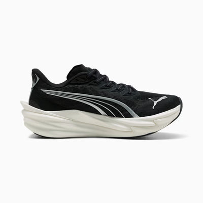 Women's Puma DEVIATE NITRO 4 (Wide) - PUMA BLACK-PUMA WHITE-PUMA SILVER