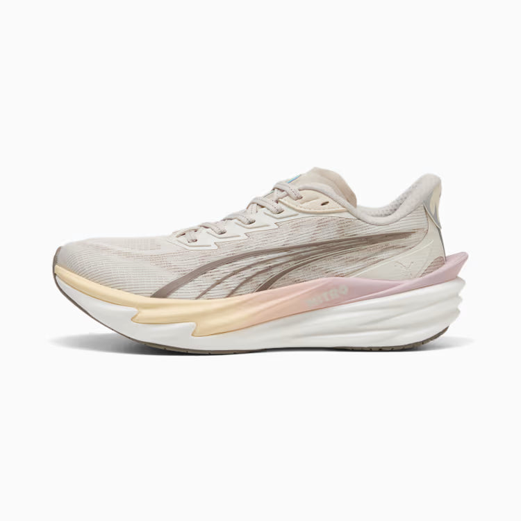 Women's Puma DEVIATE NITRO 4 - ALPINE SNOW-MISTY PINK
