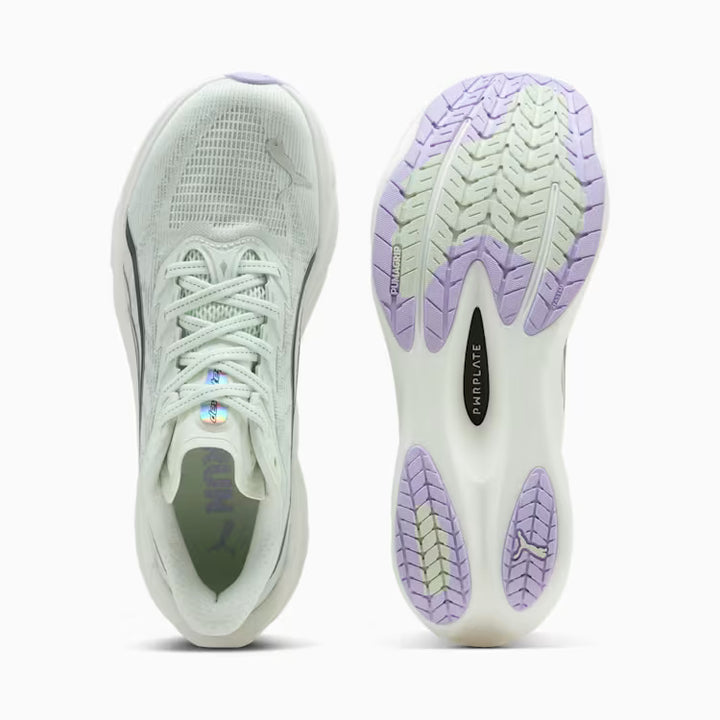 Women's Puma DEVIATE NITRO 4 - SAGE GLOW-MOODY GRAY