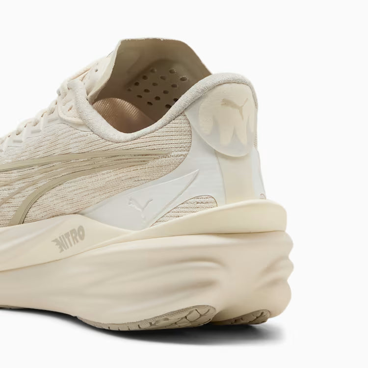 Women's Puma DEVIATE NITRO 4 - ALPINE SNOW-WARM WHITE