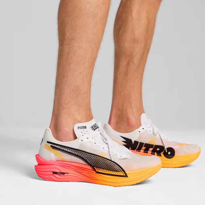 Deviate Nitro 3 para hombre - SUN STREAM-SUNSET GLOW-PUMA WHITE