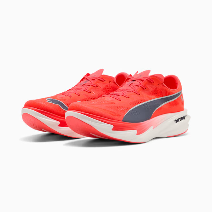 Men's Puma DEVIATE NITRO ELITE 4 - ULTRA RED-INKY DEPTHS-PUMA WHITE