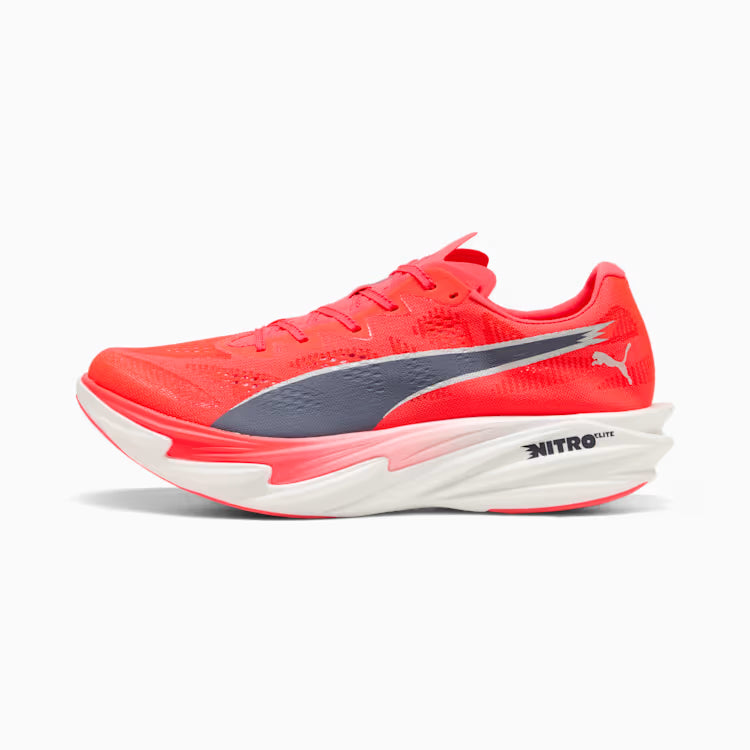 Men's Puma DEVIATE NITRO ELITE 4 - ULTRA RED-INKY DEPTHS-PUMA WHITE