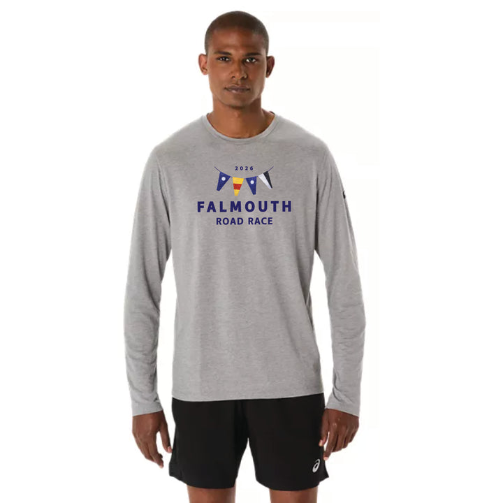 ASICS Falmouth Road Race 2026 - ASICS Mens PR Long Sleeve Triblend Tee (2011D378) (FRR26-06)