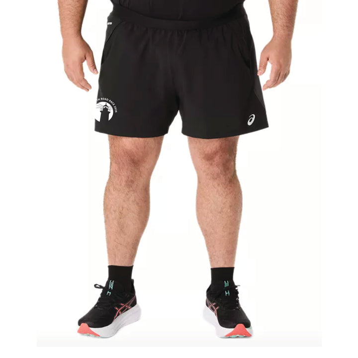 ASICS Falmouth Road Race 2026 - ASICS Men's Road 5" Short - Performance Black/Graphite Grey (2011D247.001) (FRR26-20)