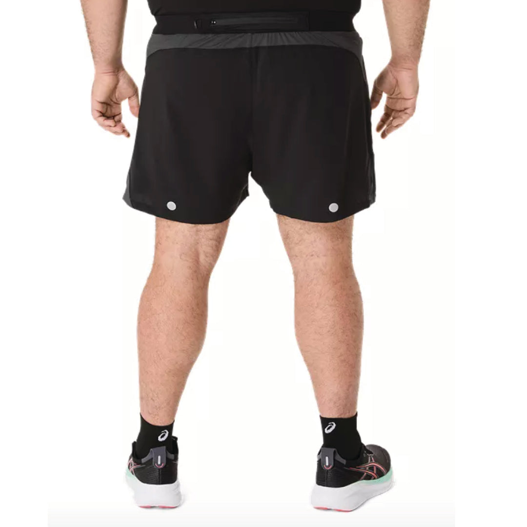 ASICS Falmouth Road Race 2026 - ASICS Men's Road 5" Short - Performance Black/Graphite Grey (2011D247.001) (FRR26-20)