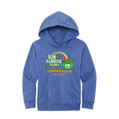 Run the Rainbow - District® YOUTH V.I.T.™ Fleece Hoodie (DT6100Y)