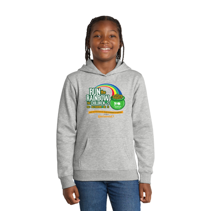 Run the Rainbow - District® YOUTH V.I.T.™ Fleece Hoodie (DT6100Y)