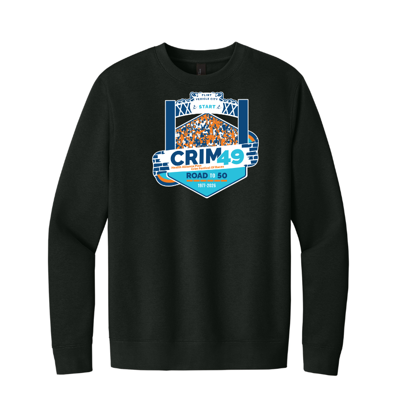 Crim 49 - "Lounge In" Unisex Fleece Crewneck Sweatshirt