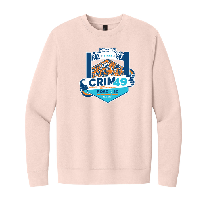 Crim 49 - "Lounge In" Unisex Fleece Crewneck Sweatshirt