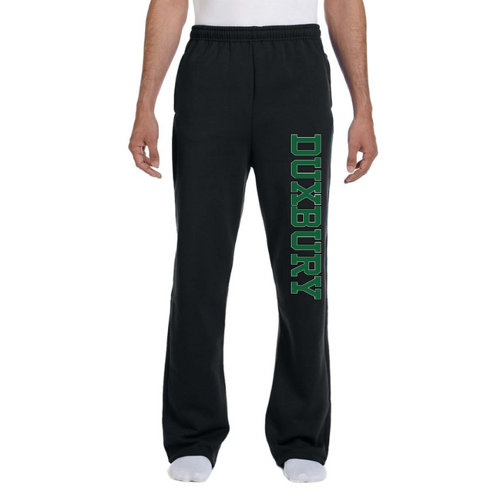 Duxbury Track & Field  Adult Unisex Open Bottom Fleece Sweatpants (974MP)