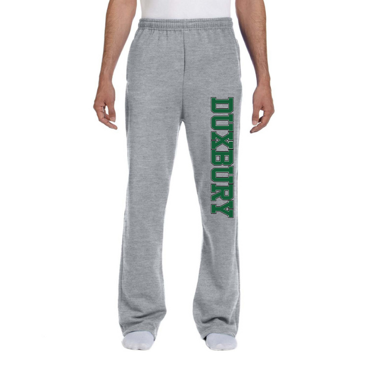 Duxbury Track & Field  Adult Unisex Open Bottom Fleece Sweatpants (974MP)