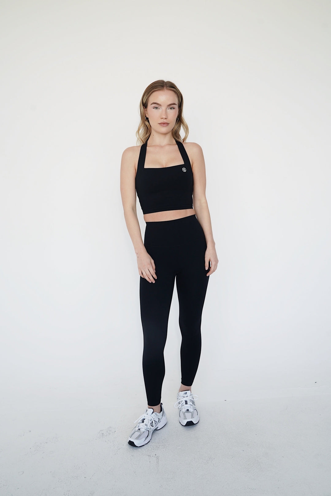I Am Wonderful Halter Neck Black Bra