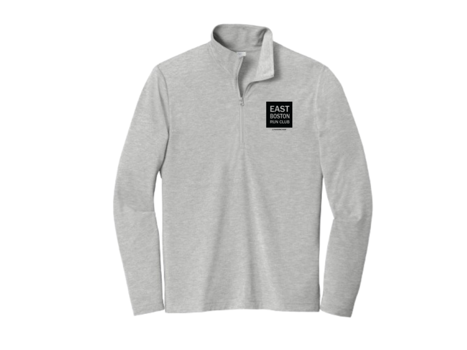 Suéter con cremallera de 1/4 de mezcla de tres colores para hombre (ST407)