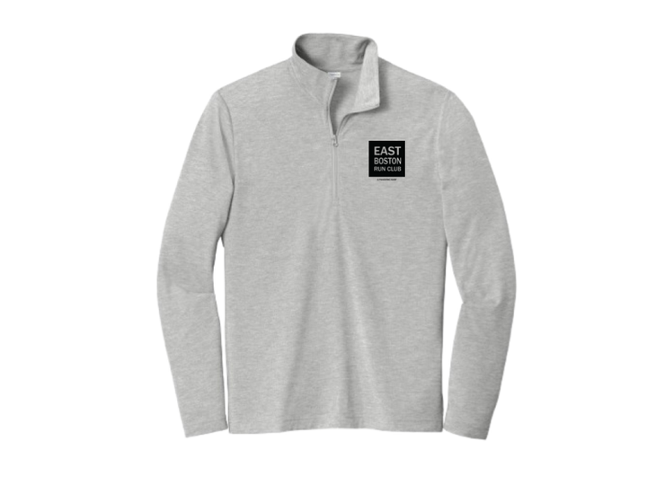 Suéter con cremallera de 1/4 de mezcla de tres colores para hombre (ST407)