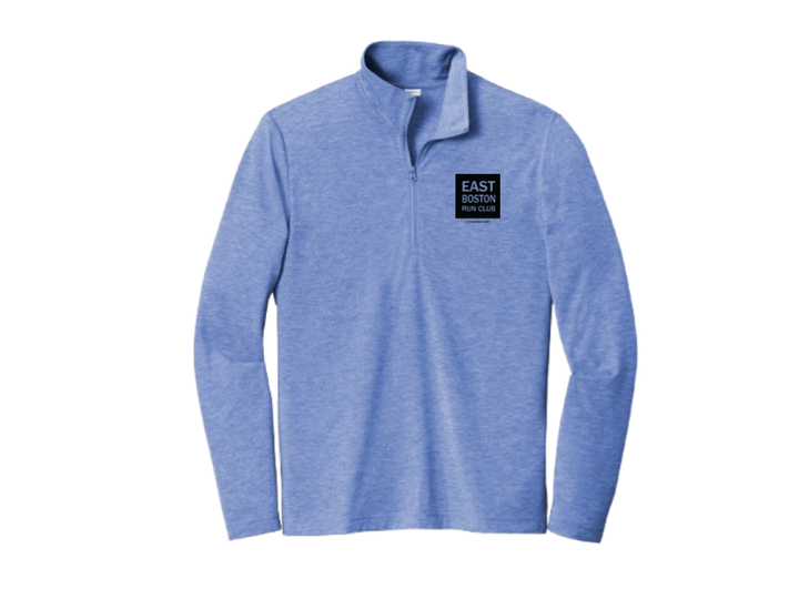 Suéter con cremallera de 1/4 de mezcla de tres colores para hombre (ST407)