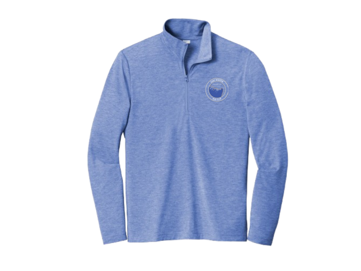 Suéter con cremallera de 1/4 de mezcla de tres colores para hombre (ST407)