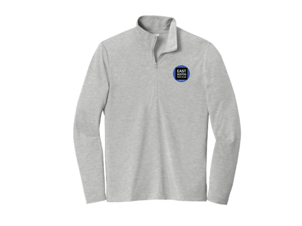 Suéter con cremallera de 1/4 de mezcla de tres colores para hombre (ST407)