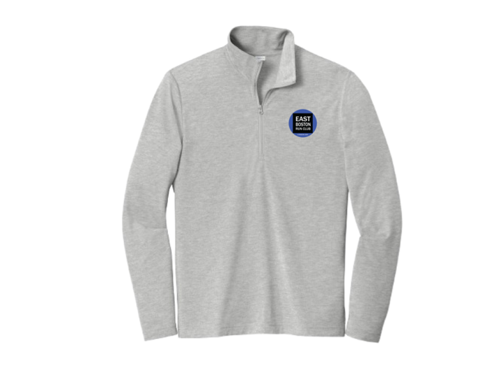 Suéter con cremallera de 1/4 de mezcla de tres colores para hombre (ST407)