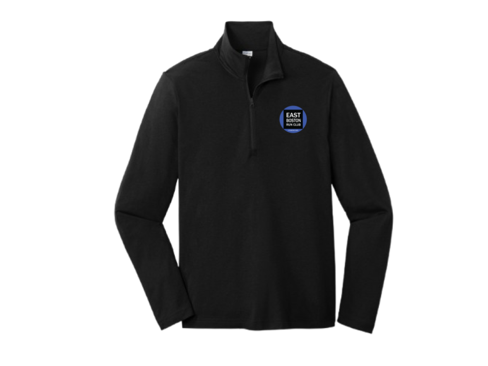 Suéter con cremallera de 1/4 de mezcla de tres colores para hombre (ST407)