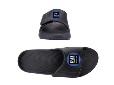 East Boston Run Club - Oofos OOahh Sport Flex Slide Sandals (1550)