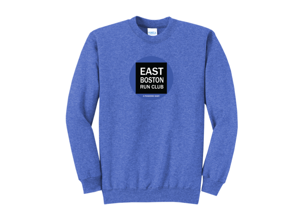 East Boston Run Club - Core Fleece Crewneck Sweatshirt (PC78)