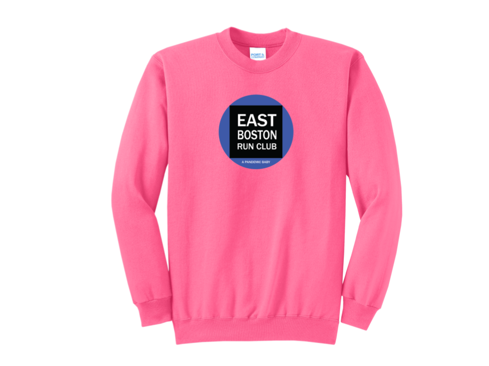 East Boston Run Club - Core Fleece Crewneck Sweatshirt (PC78)