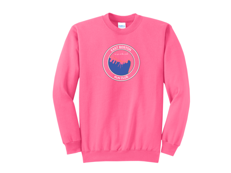 East Boston Run Club - Core Fleece Crewneck Sweatshirt (PC78)
