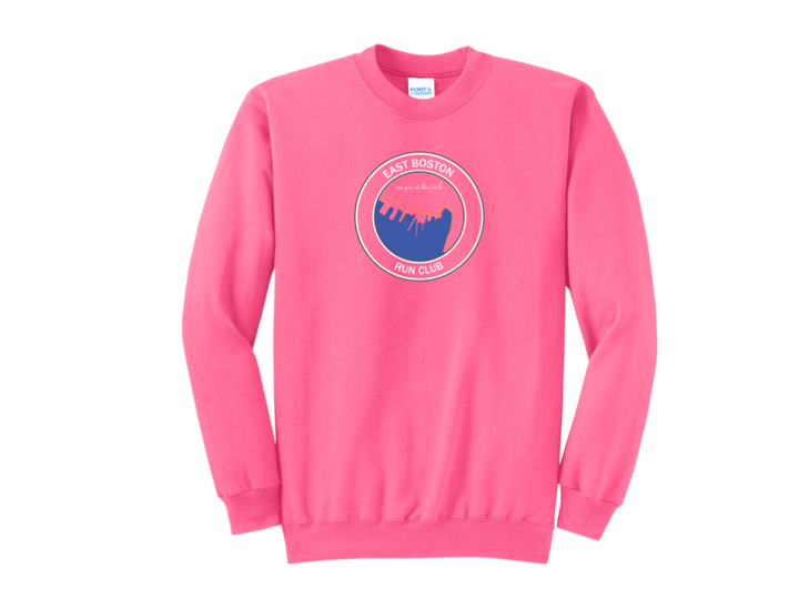 East Boston Run Club - Core Fleece Crewneck Sweatshirt (PC78)