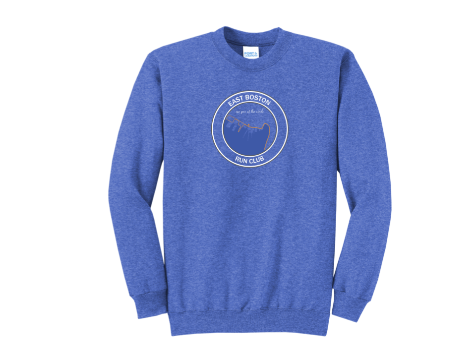 East Boston Run Club - Core Fleece Crewneck Sweatshirt (PC78)